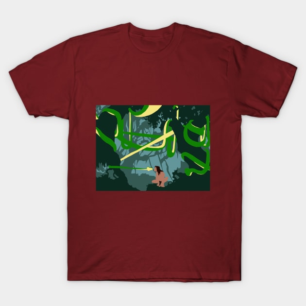 Tarzan and Snake T-Shirt by sigsin